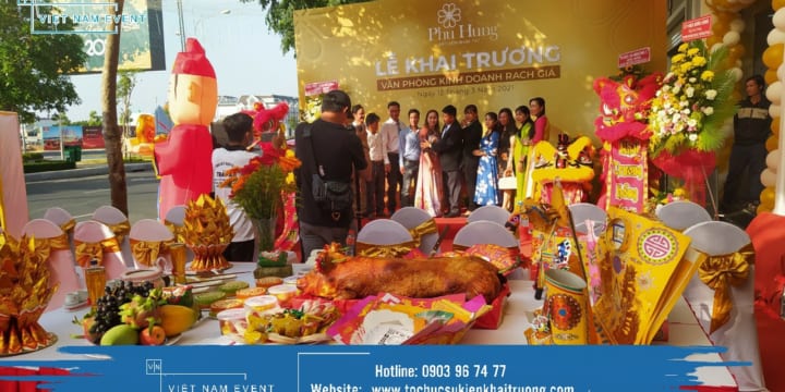 Dịch vụ tổ chức lễ khai trương giá rẻ tại Sóc Trăng